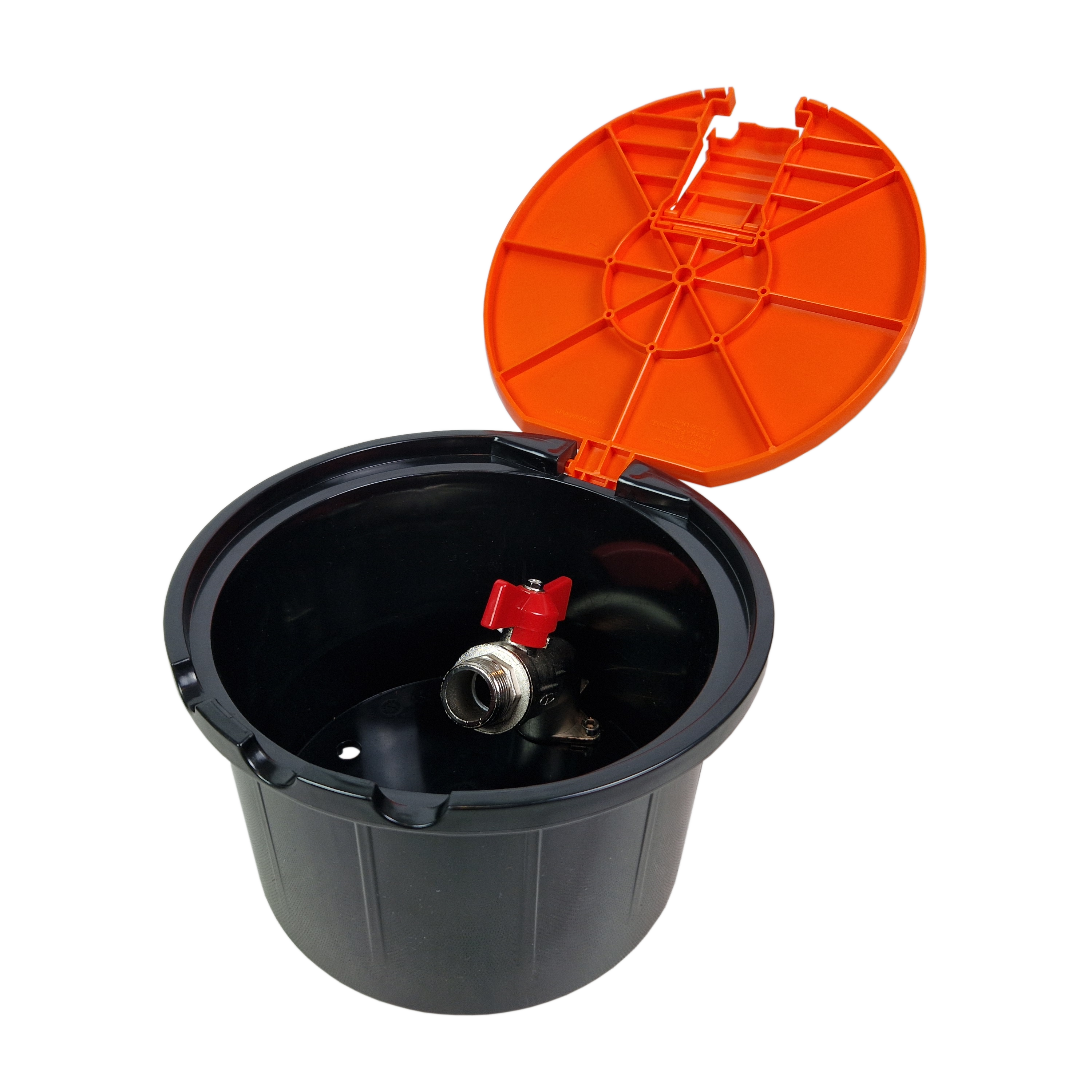 Water intake chamber with a 3/4 inch valve – orange (FIND) – FULL photo
