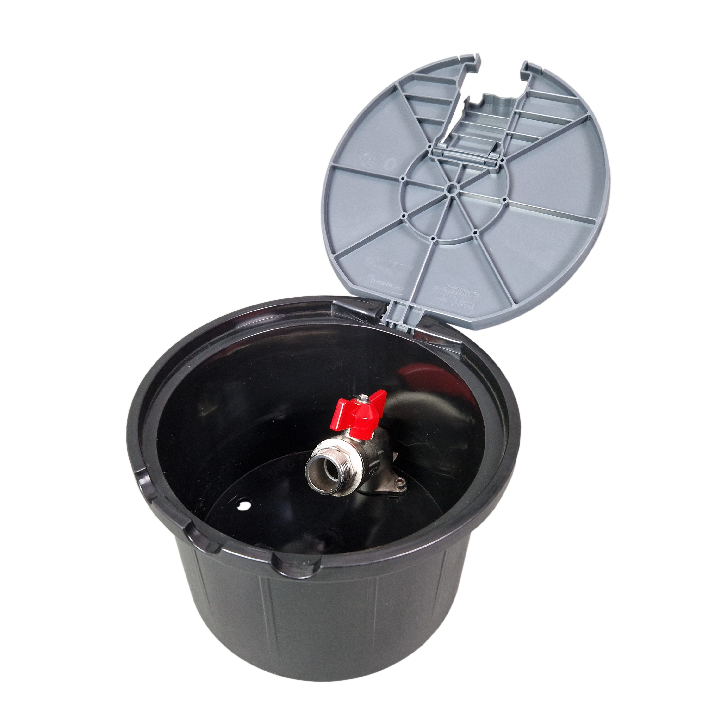 Water intake chamber with a 3/4 inch valve – grey (STONE) – FULL photo